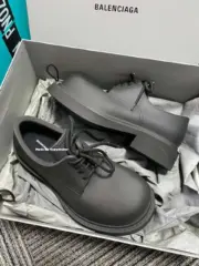 【預售】巴黎 BLC 23SS Steroid 大頭米奇 時尚德比鞋 皮鞋 休閒鞋 黑色：圖片 16