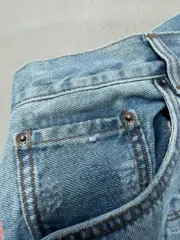 【現貨】Acne Studios 23FW 經典直筒微喇叭版型 淺藍色 2021M 直筒牛仔褲長褲工裝褲：圖片 12