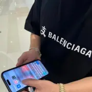 巴黎 BLC x 支付寶 25SS 聯名限量款 雙面字母logo 短袖T恤：圖片 10