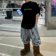 巴黎 BLC x 支付寶 25SS 聯名限量款 雙面字母logo 短袖T恤：圖片 11