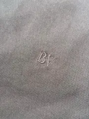 【現貨】BV家 23FW 刺繡小logo 素色簡約 Polo衫短袖T恤 藏青/深藍：圖片 5