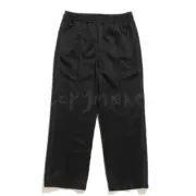 Needles 21SS 蝴蝶刺繡 復古織帶 休閒褲 直筒褲 運動褲 全黑 黑魂：圖片 5