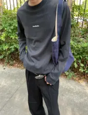 【預售】【雙11新品】Acne Studios 25FW 發泡印花經典logo 素面簡約 圓領純棉短袖T恤：圖片 2