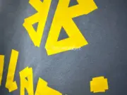 【現貨】巴黎 BLC 24FW 秀款 膠帶 繃帶logo 水洗做舊 破壞 帽T連帽衛衣帽衫 藍灰：圖片 14