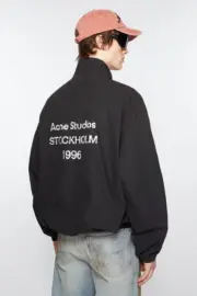 【現貨】Acne Studios 23FW Logo Zipper Jacket 水洗做舊復古 拉鍊外套夾克風衣衝鋒衣：圖片 9