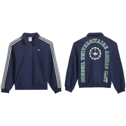 【預售】【過驗】CLOT x AD originals 25FW Polo 條紋翻領半拉鏈針織毛巾衛衣polo衫長袖