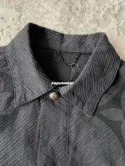 【預售】1V 25SS 滿版老花字母logo  水洗皮標 牛仔外套夾克襯衫：圖片 13