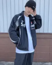 SUP x Umbro 22SS Track Jacket 聯名 刺繡徽章 防風防水尼龍夾克外套 風衣：圖片 8