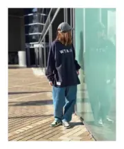 WTAPS 23AW DESIGN 01 LS COTTON COLLEGE 印花字母 長袖T恤：圖片 2