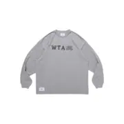 WTAPS 23AW DESIGN 01 LS COTTON COLLEGE 印花字母 長袖T恤：圖片 5