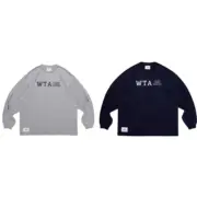 WTAPS 23AW DESIGN 01 LS COTTON COLLEGE 印花字母 長袖T恤