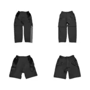 AD x HAMCUS 23FW 聯名 可拆卸多功能 高街 長褲休閒褲工裝褲短褲：圖片 12