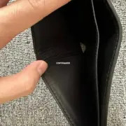 【現貨】【過驗】巴黎 BLC 經典字母logo 頭層牛皮 八卡皮夾錢包卡包 黑色 簡約：圖片 8