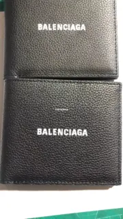 【現貨】【過驗】巴黎 BLC 經典字母logo 頭層牛皮 八卡皮夾錢包卡包 黑色 簡約：圖片 12