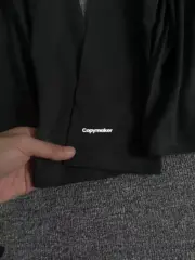 【現貨】PRA 24FW Ripped-Triangle 三角標貼布 簡約素色 長袖T恤打底衫：圖片 9