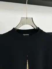 巴黎 BLC 24SS TOKYO 東京銀座限定 鐵塔小破壞 短袖T恤 黑色/灰白：圖片 17