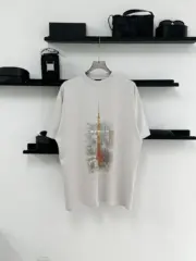 巴黎 BLC 24SS TOKYO 東京銀座限定 鐵塔小破壞 短袖T恤 黑色/灰白：圖片 23