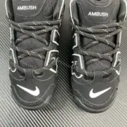 【預售】AMBUSH × NK Air More Uptempo Low "Limestone" 低筒復古籃球鞋 休閒鞋：圖片 15