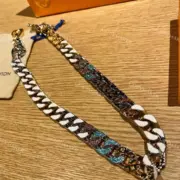 1V 20SS Necklace Chain Links 拼接幻彩 古巴項鍊 鋼項鍊 吊墜 50CM：圖片 5