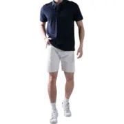 【現貨】PRA 23SS 三角標三角牌logo 經典款 素色簡約 Polo衫短袖T恤 藏青色：圖片 4