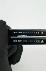 【現貨】【過驗】M1U M1U 24SS 繆繆 平光眼鏡板材鏡框 MU06XVF：圖片 13