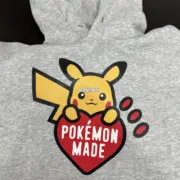 【預售】Human Made x POKEMON MADE 25FW 聯名 皮卡丘印花 寶可夢 連帽衛衣帽T帽衫：圖片 4