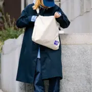 【現貨】TNF 24SS Purple Label 14L 北臉日製紫標 高密度帆布防潑水 單肩包托特包側背包：圖片 5