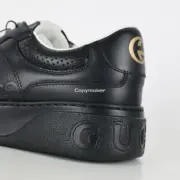 【預售】GUC Chunky B Screener GG 古馳 餅乾鞋板鞋厚底運動鞋休閒鞋 增高 全黑/黑魂：圖片 9