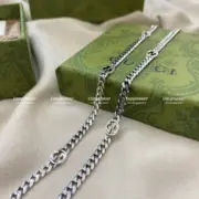 GUC 21SS Interlocking G Necklace 經典雙G 古巴項鍊 吊墜：圖片 7