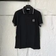 【現貨】LOWE 24SS Anagram Patch 幾何刺繡logo Polo衫短袖T恤 黑色：圖片 5