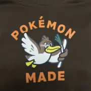 【預售】Human Made x POKEMON MADE 25FW 聯名 大蔥鴨印花 寶可夢 連帽衛衣帽T帽衫：圖片 4