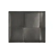 【現貨】BV家 Intrecciato編織 經典款 NAPPA 頭層牛皮 大編織 六卡皮夾錢包短夾 黑色：圖片 3