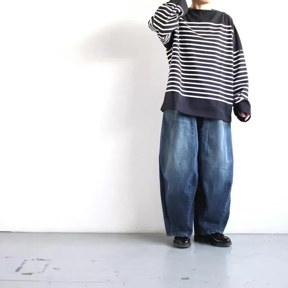 【預售】Needles 24SS H.D. 酵素水洗 寬版單寧牛仔褲燈籠褲休閒褲胖胖褲