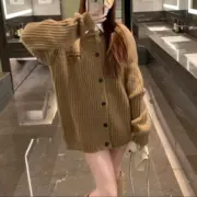 PRA 23FW 經典徽章 羊毛混紡 針織衫毛衣外套開衫：圖片 7