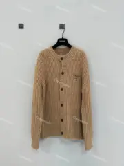 PRA 23FW 經典徽章 羊毛混紡 針織衫毛衣外套開衫：圖片 15