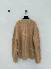 PRA 23FW 經典徽章 羊毛混紡 針織衫毛衣外套開衫：圖片 16