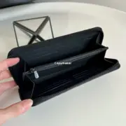 【現貨】1V Zippy 經典老花壓紋 滿版Logo  頭層牛皮 黑色 長夾皮夾錢包 M11721：圖片 8