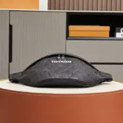 【預售】1V 22SS Discovery PM 經典老花壓紋暗紋 小牛皮 單肩包側背包腰包胸包：圖片 13