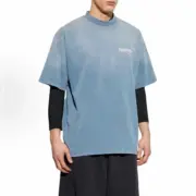 【預售】巴黎 BLC 25SS Political Campaign 水洗褪色可樂波浪 短袖T恤 二色：圖片 7