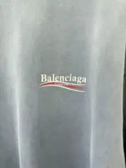 【預售】巴黎 BLC 25SS Political Campaign 水洗褪色可樂波浪 短袖T恤 二色：圖片 14