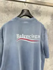 【預售】巴黎 BLC 25SS Political Campaign 水洗褪色可樂波浪 短袖T恤 二色：圖片 17