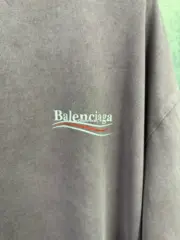 【預售】巴黎 BLC 25SS Political Campaign 水洗褪色可樂波浪 短袖T恤 二色：圖片 20