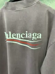 【預售】巴黎 BLC 25SS Political Campaign 水洗褪色可樂波浪 短袖T恤 二色：圖片 23