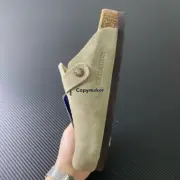 【預售】Birkenstock Boston 麂皮反毛皮 包頭鞋穆勒鞋懶人鞋休閒鞋拖鞋半拖 勃肯 灰褐色：圖片 7