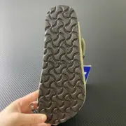 【預售】Birkenstock Boston 麂皮反毛皮 包頭鞋穆勒鞋懶人鞋休閒鞋拖鞋半拖 勃肯 灰褐色：圖片 8