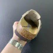 【預售】Birkenstock Boston 麂皮反毛皮 包頭鞋穆勒鞋懶人鞋休閒鞋拖鞋半拖 勃肯 灰褐色：圖片 9