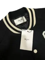 【現貨】CELIN 24SS 大C刺繡logo 背後字母刺繡 棒球外套夾克 羊毛混紡：圖片 7