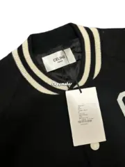 【現貨】CELIN 24SS 大C刺繡logo 背後字母刺繡 棒球外套夾克 羊毛混紡：圖片 9