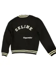 【現貨】CELIN 24SS 大C刺繡logo 背後字母刺繡 棒球外套夾克 羊毛混紡：圖片 13