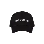 【現貨】【全套包裝】M1U M1U 24SS 繆繆 刺繡字母logo 素色簡約 鴨舌帽棒球帽老帽帽子